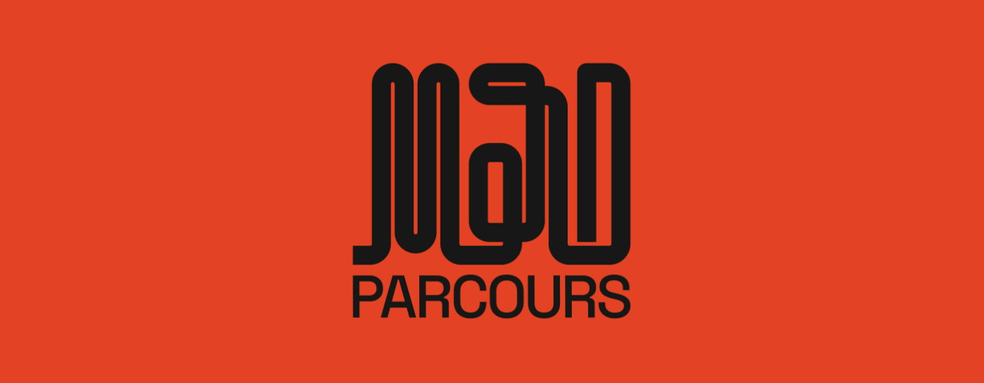 Logo with stylized black text on an orange background that reads 'JOLLY PARCOURS' with the word 'JOLLY' displayed prominently in a bold, artistic font.