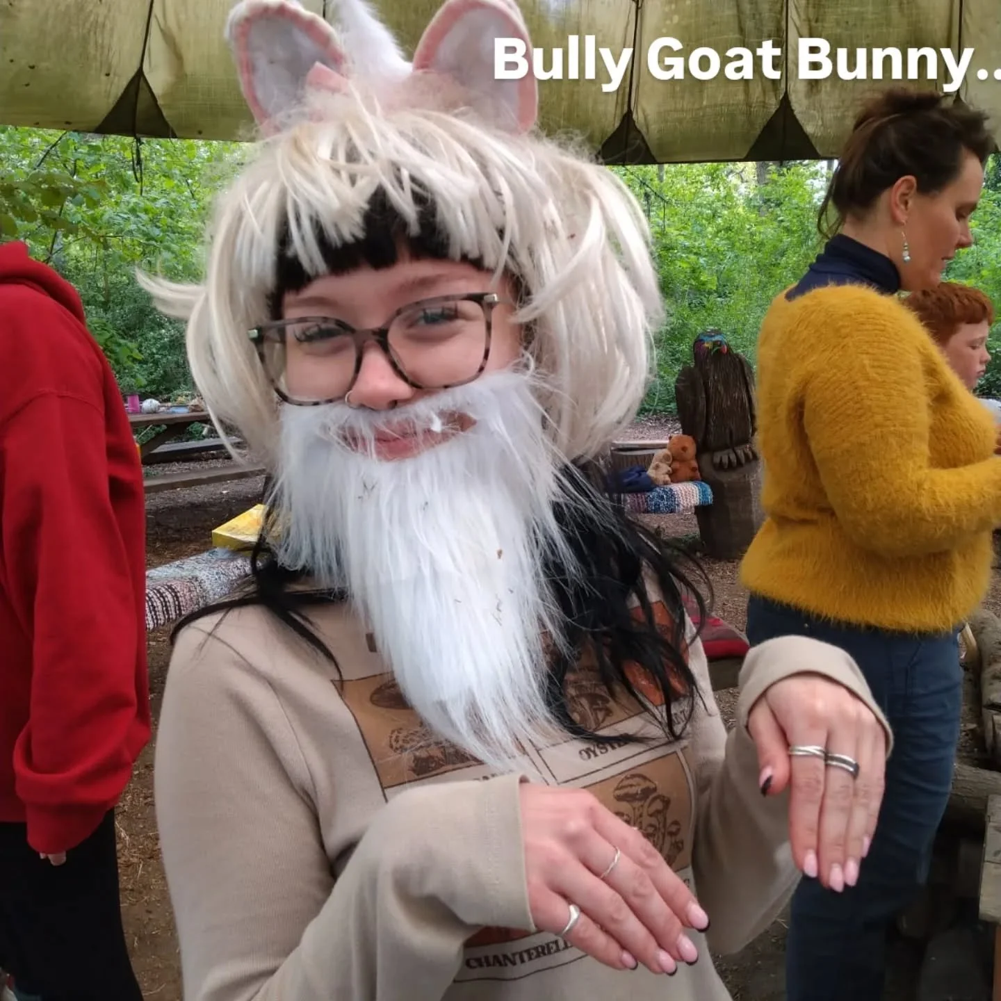 . 
Today, "the triplets" transformed the woods ! They took on the roles of an archaeologist, a hapless zookeeper, and a "builder of friction." The zookeeper&rsquo;s "cryptid zoo" was in total chaos as all the legendary c