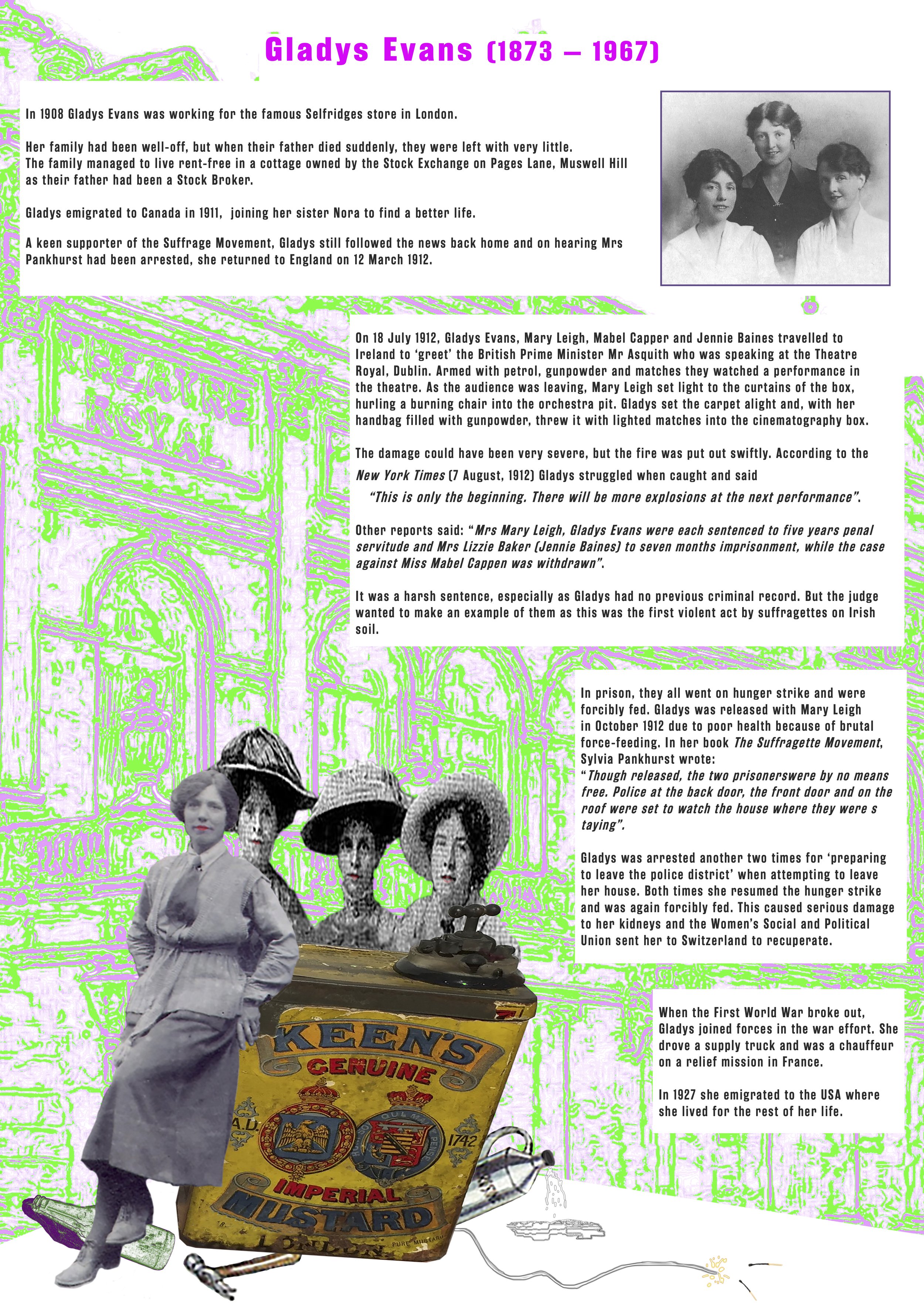 Inspiring women -A Suffragette in the family Gladys Evans
