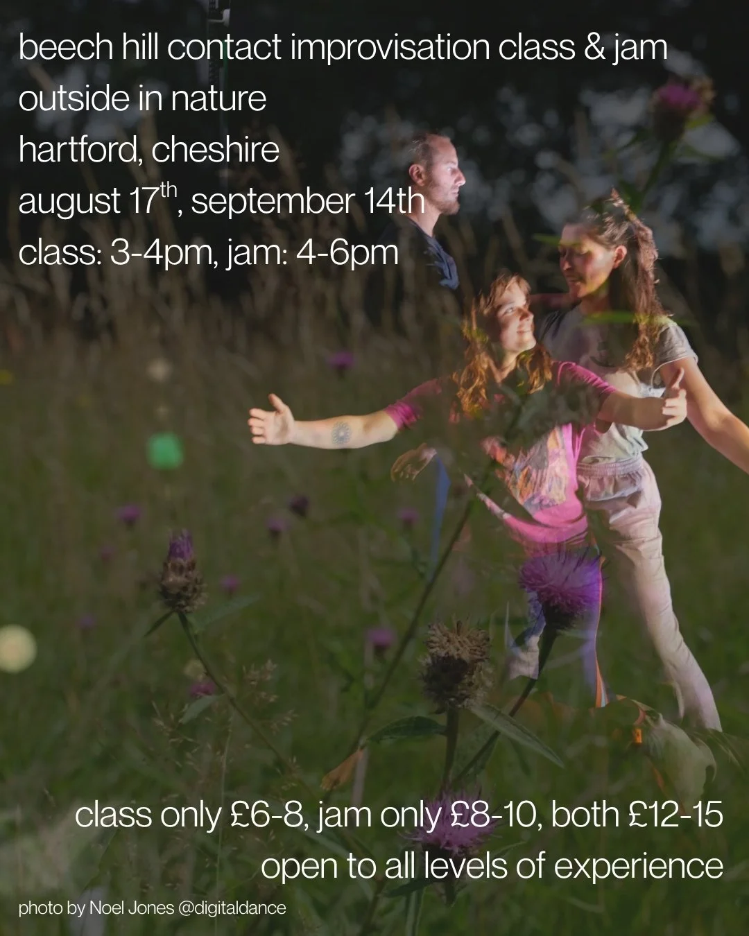 contact improvisation outdoor class + jam