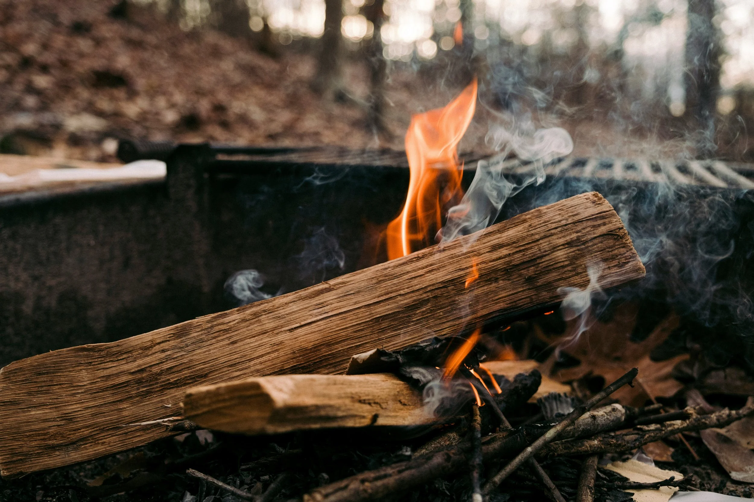 sunset fire