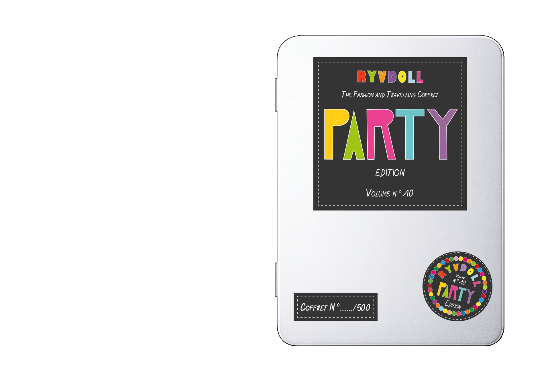 Magnetic Fashion Doll/ special Party Edition Handmade in France