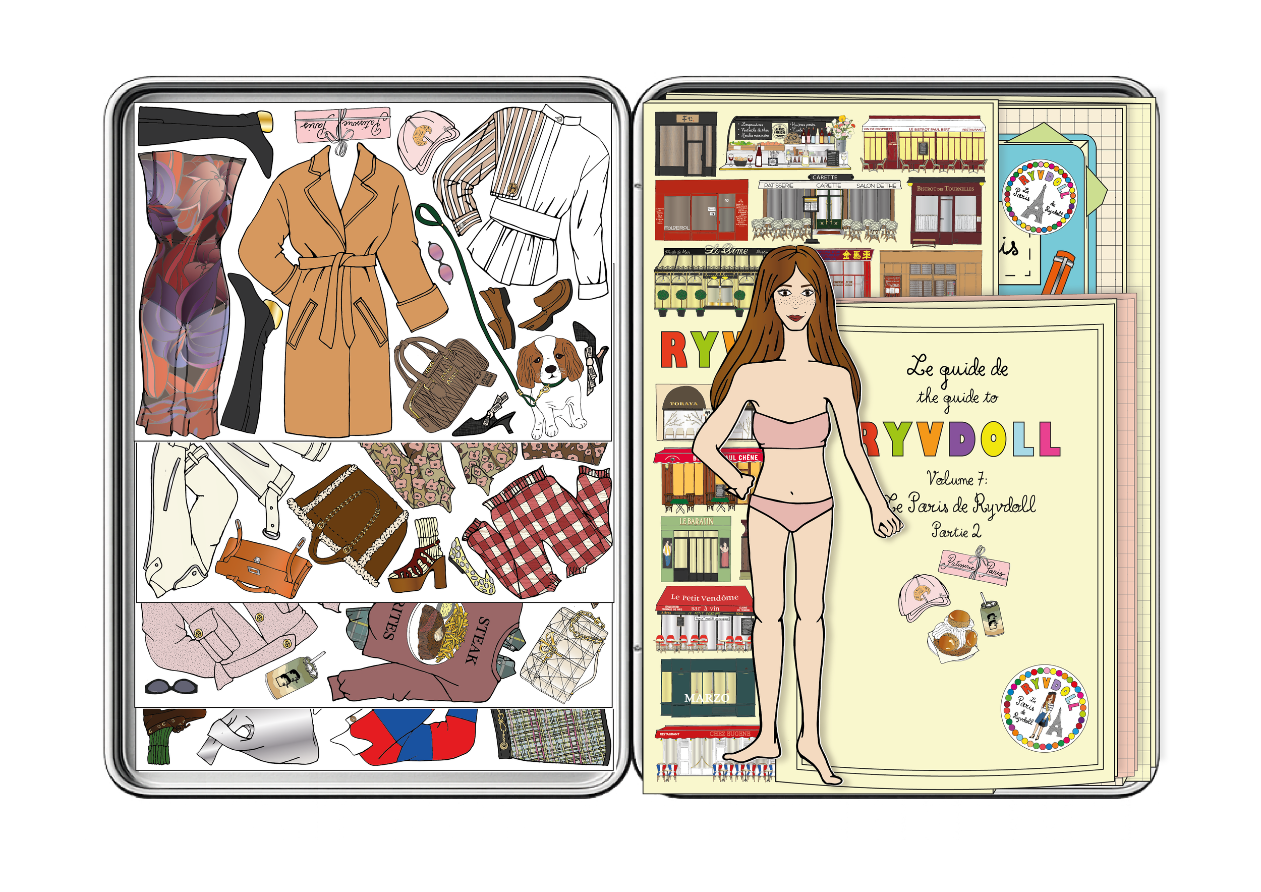 Coffret Ryvdoll Volume 7 : Le Paris de Ryvdoll (partie 2)