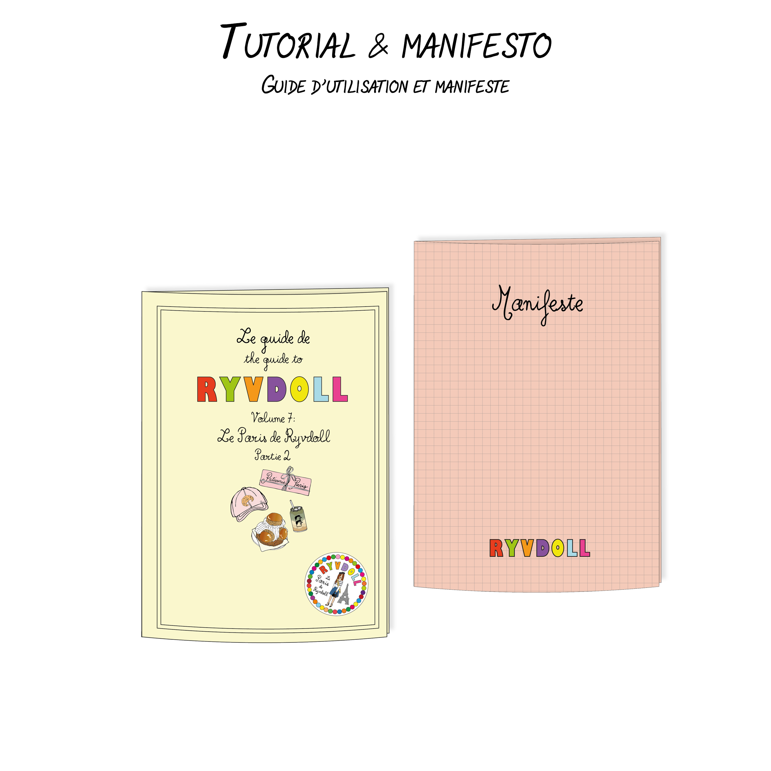 Magnetic Fashion Paper Doll Paris handmade in France