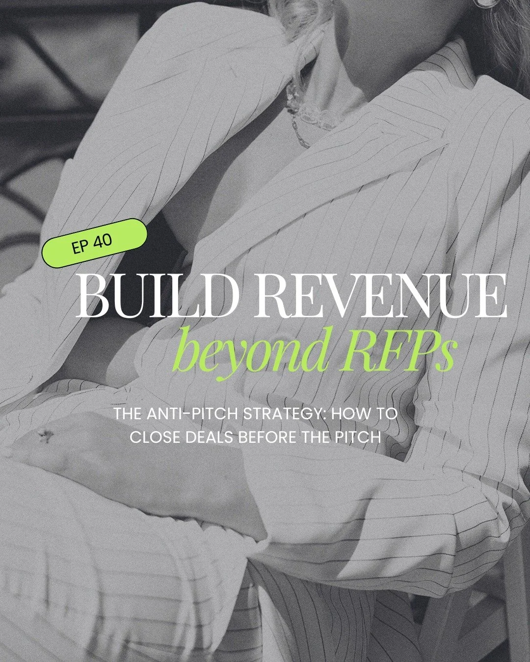 RFP season got you spiraling? Same, darling.

That&rsquo;s why we dedicated an entire episode to the real truth about pitches &mdash; why they feel productive, why they drain us, and why they rarely deliver the results we&rsquo;re hoping for.

We cra