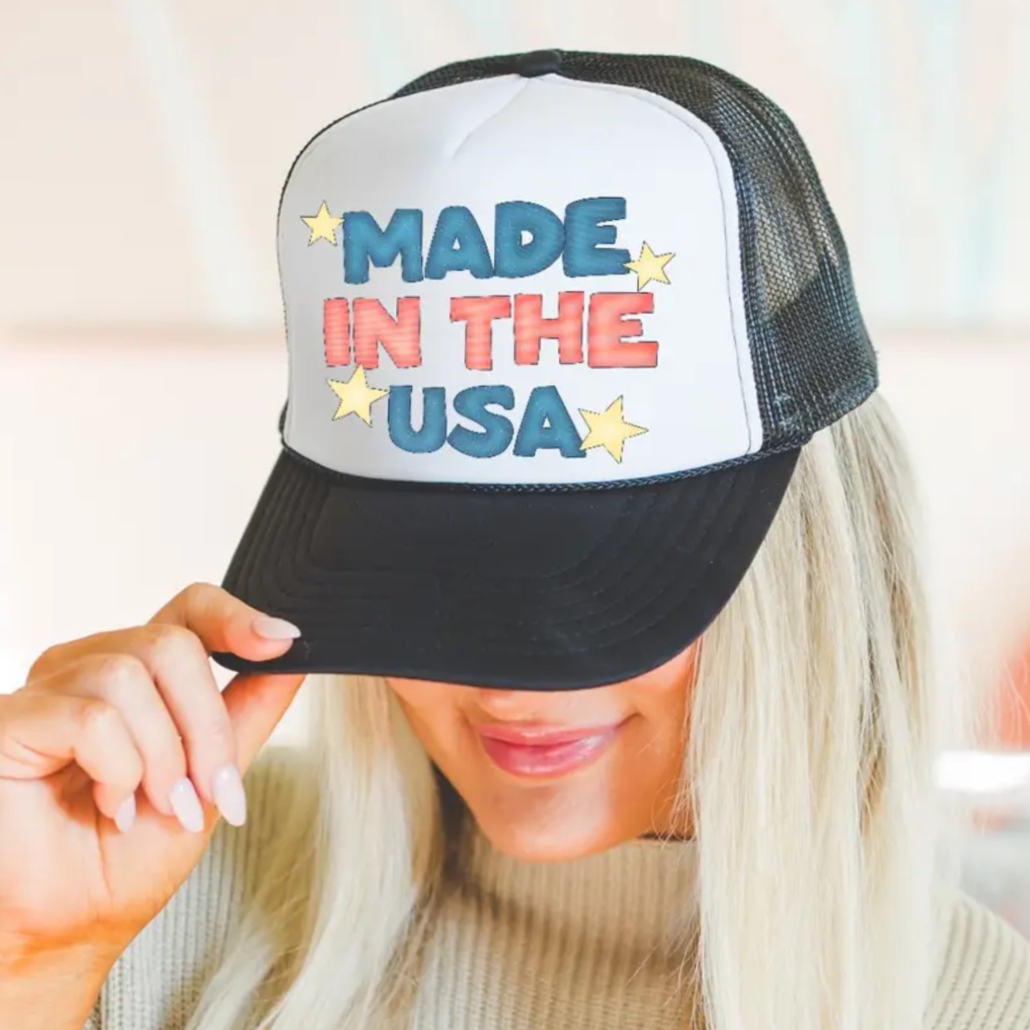 Made in the USA trucker hat