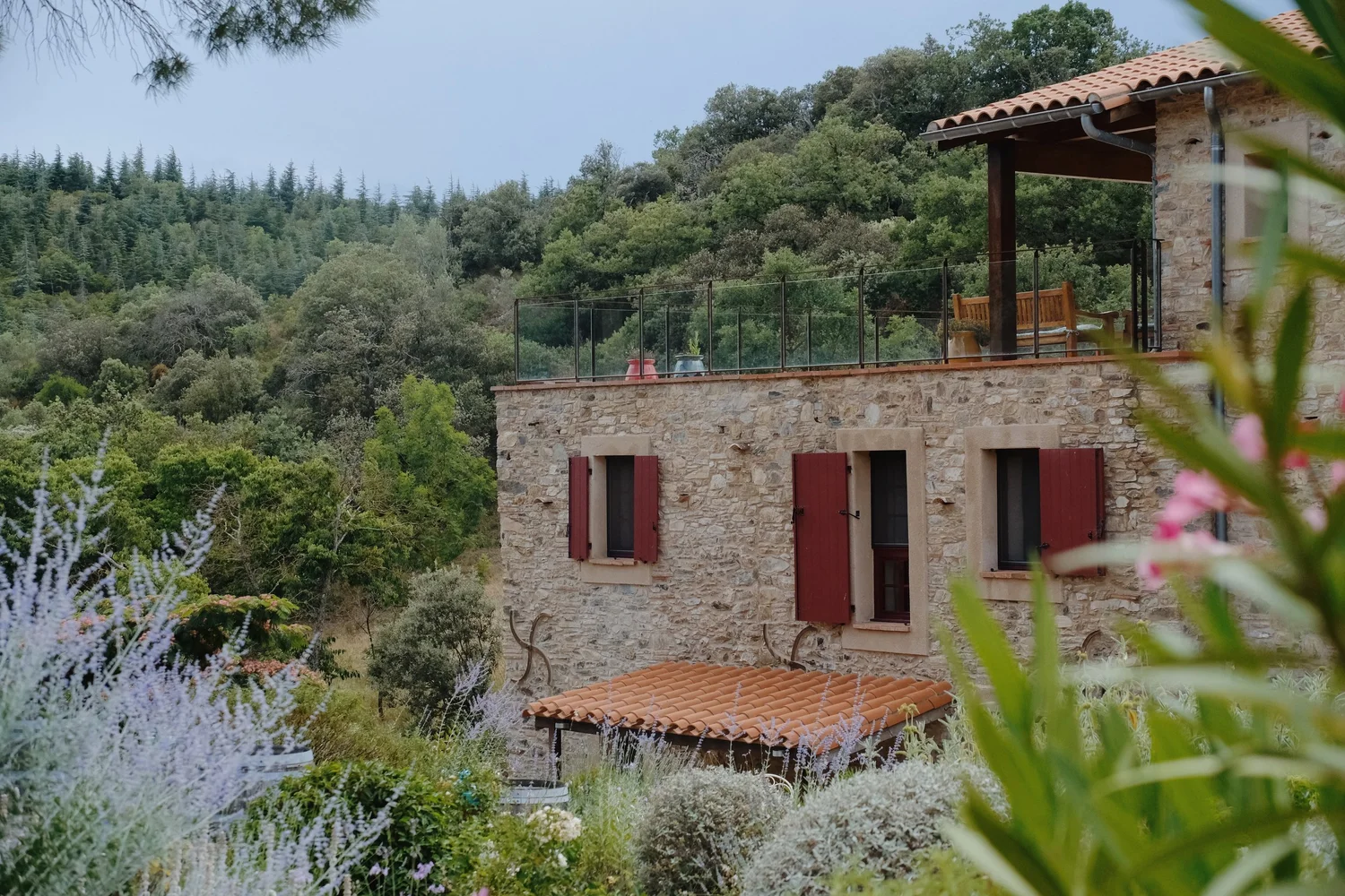 Domaine Madrona exterior and terrace