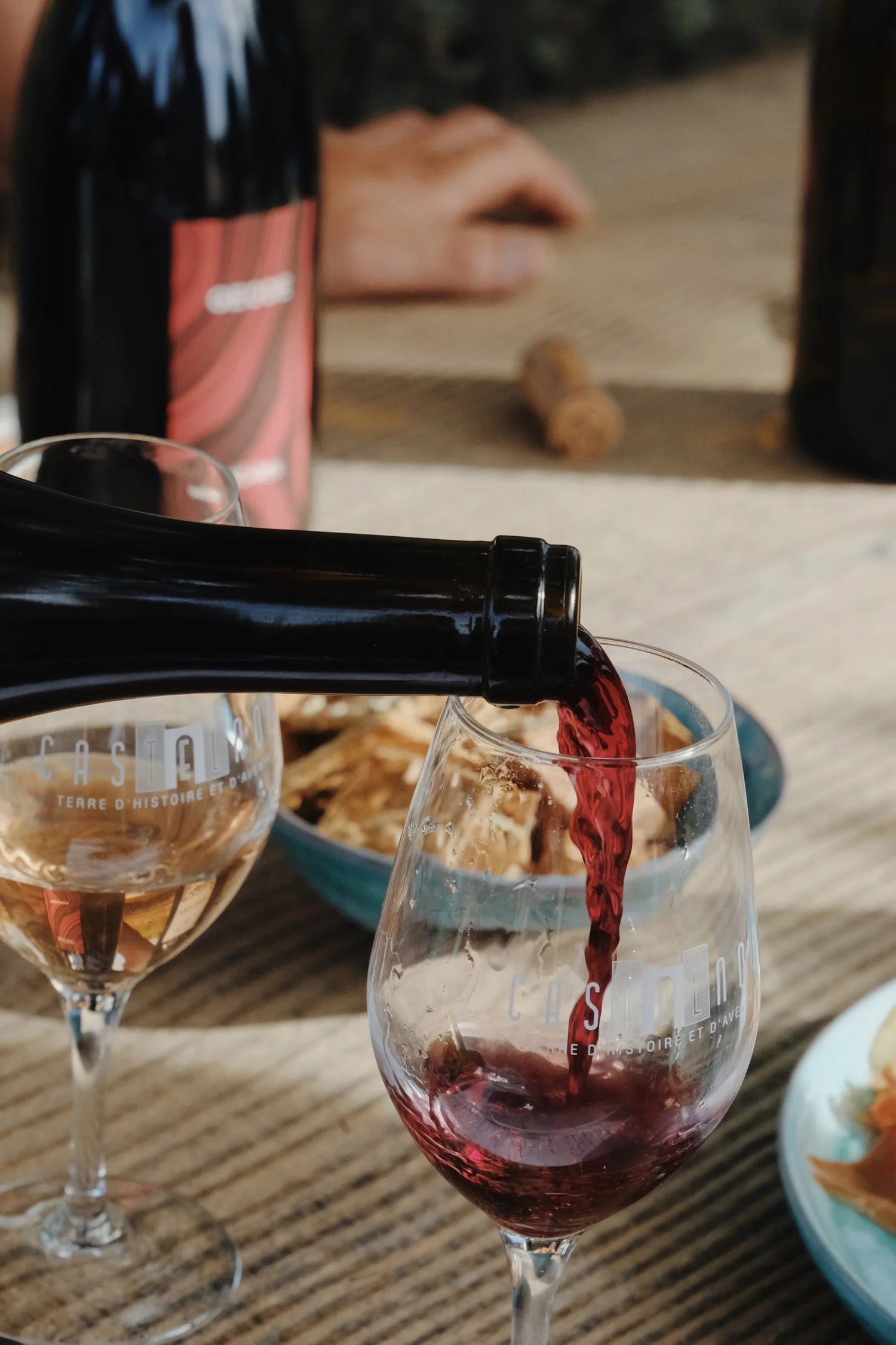 Wine tasting at or near Domaine Madrona