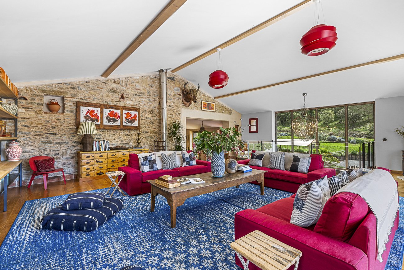 The living area at Domaine Madrona