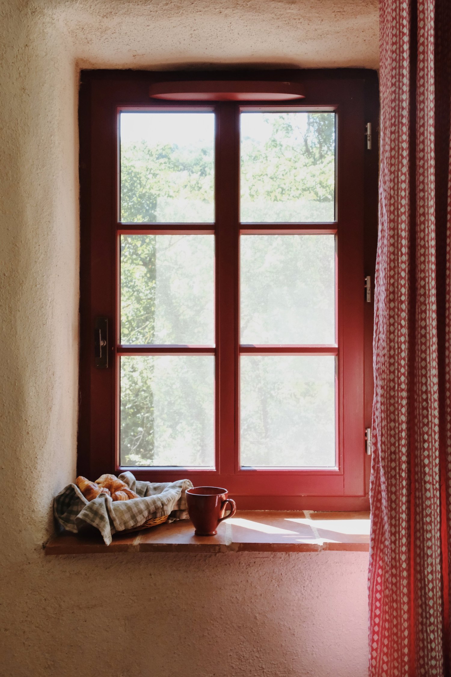 Breakfast in bed at or near Domaine Madrona