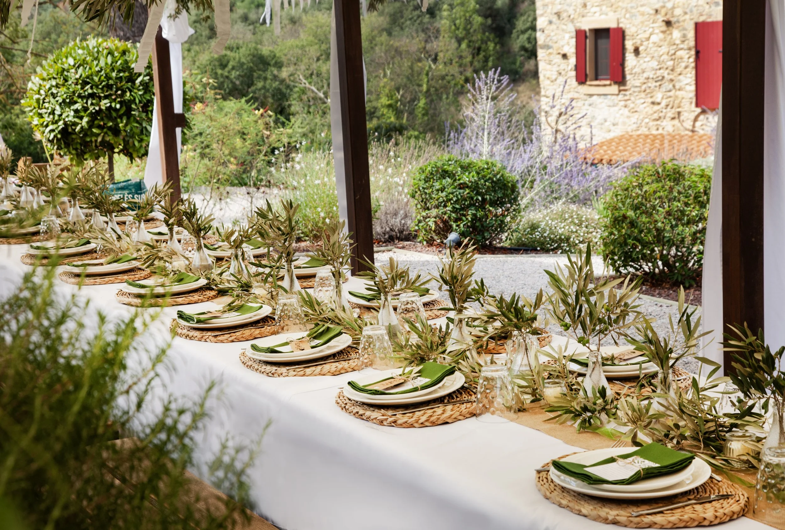 Rustic French wedding table ideas