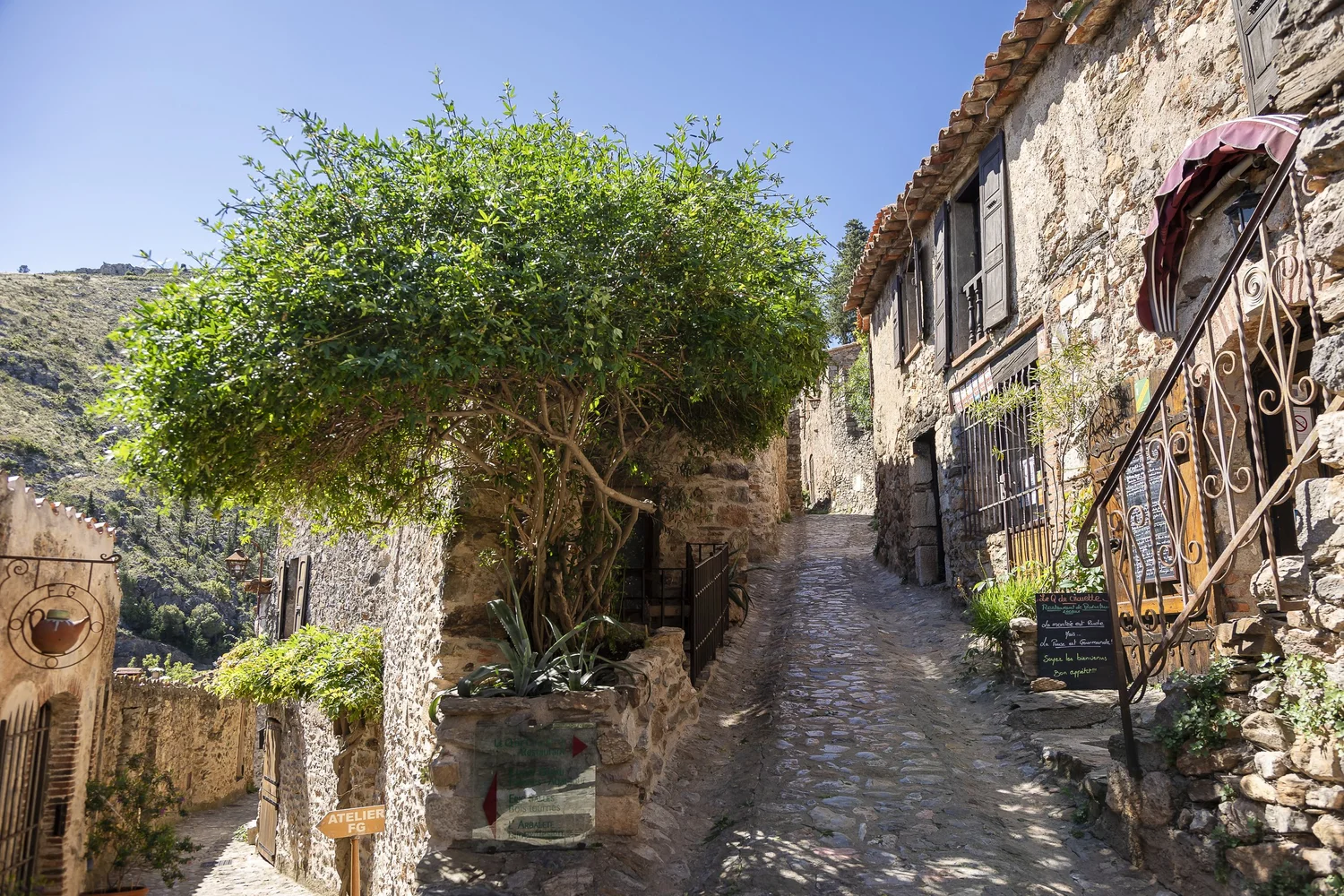 Medieval villages at Domaine Madrona