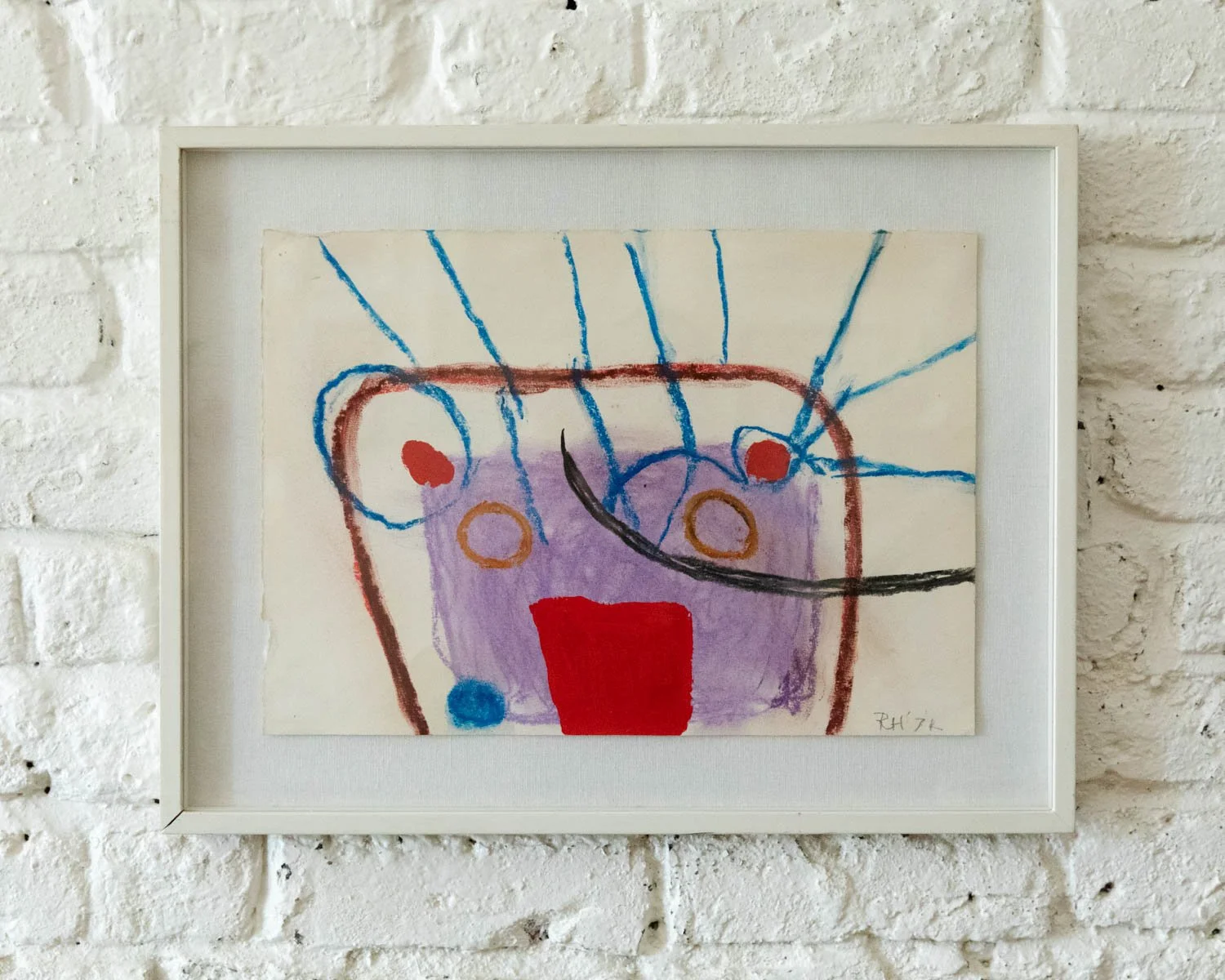 Untitled (Abstract Face) by Roger Hilton, 1974-3.jpg