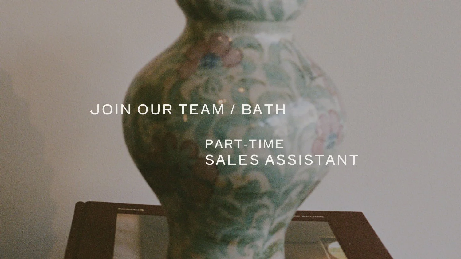EXPERIENCED PART-TIME SALES ASSISTANT