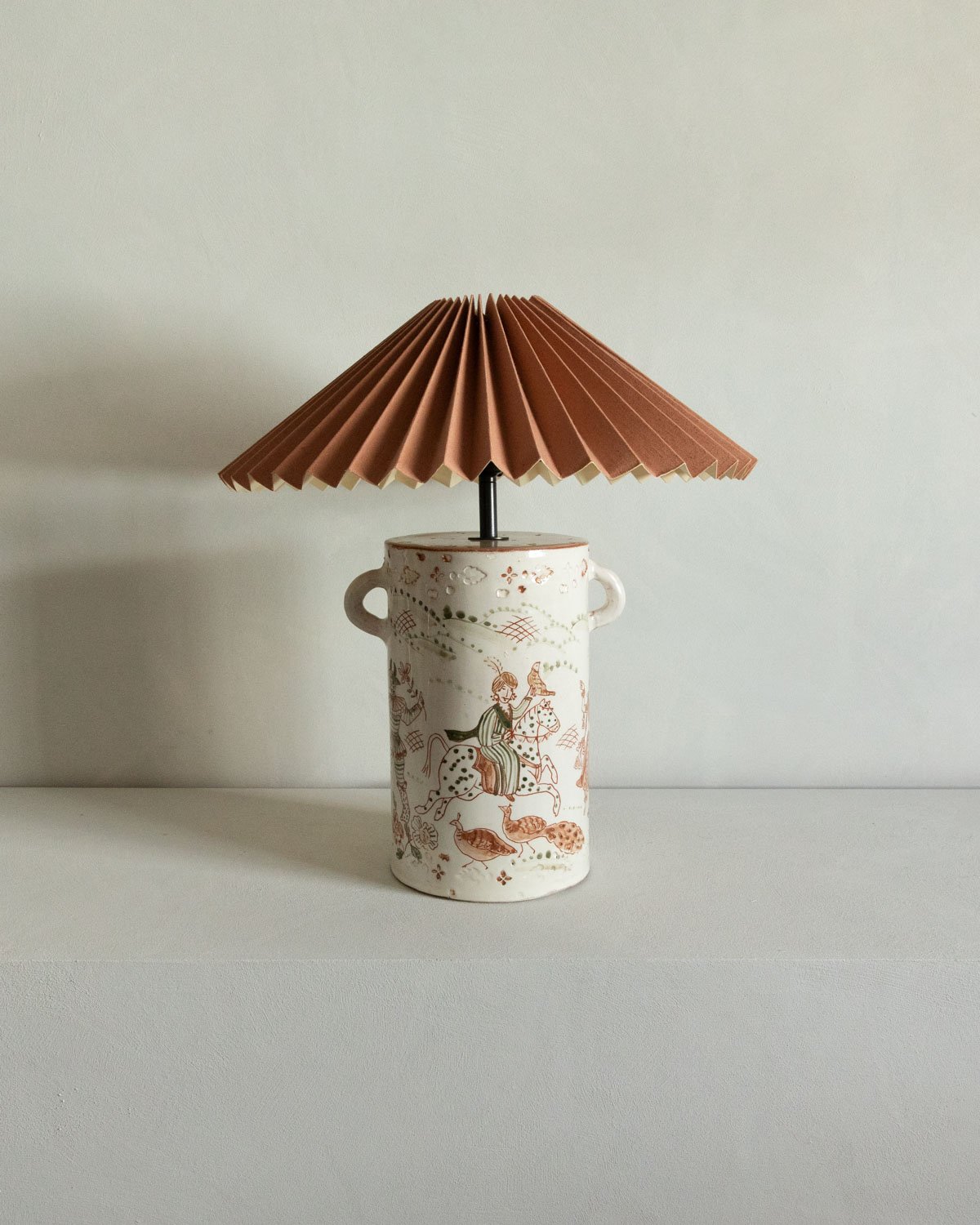 Handbuilt Sgraffito Terracotta Lamp by 1690-2.jpg