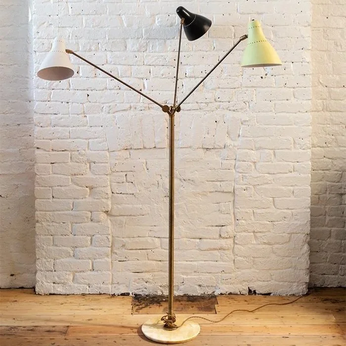 Articulating Floor Lamp by Stilnovo, Italy, c.1950