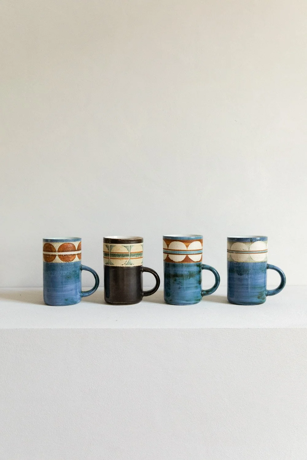 Stoneware Mug by Alison Brigden for Troika Pottery, Cornwall, c.1970
