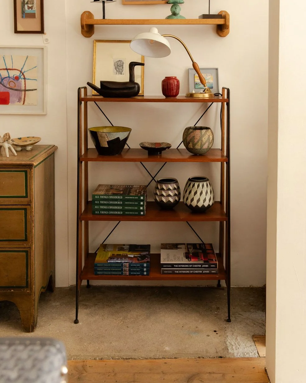 Mid-Century Teak Étagère Bookshelf, attributed to ISA Bergamo, circa 1950.jpg