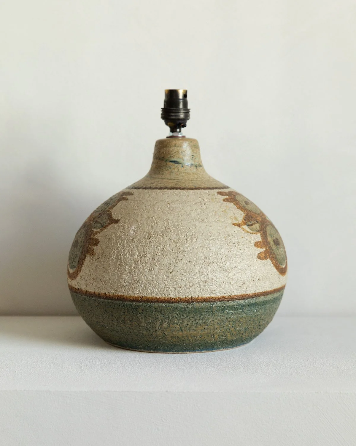 Stoneware Lamp Base by Noomi Backhausen for Söholm, circa 1960.jpg