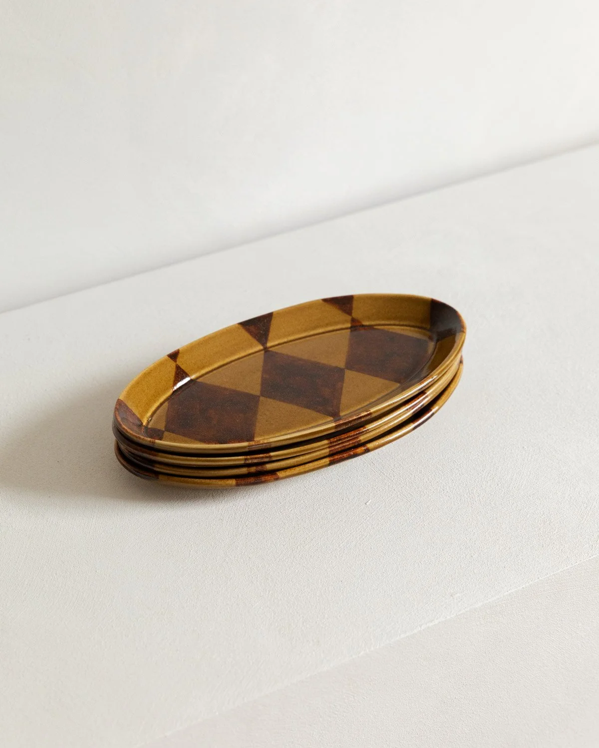 Paige Mitchell Circus Dish with Harlequin Pattern-2.jpg