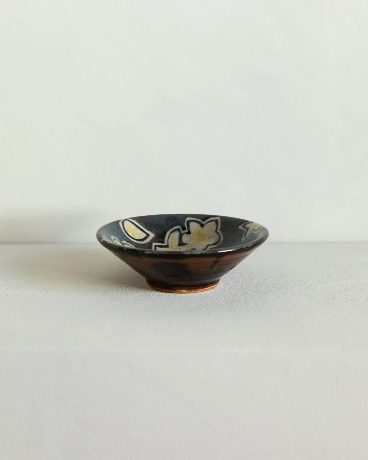 Shallow Stoneware Bowl by John Maltby, c. 1995 (blk-yellow)-3.jpg