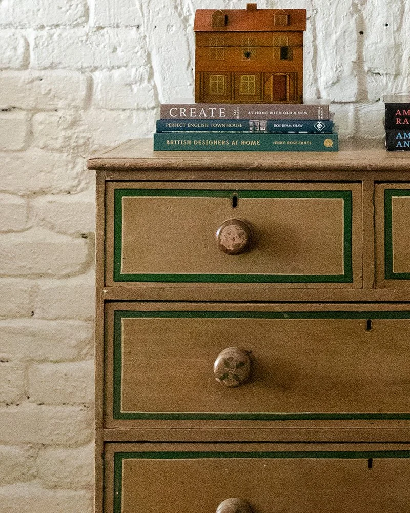 George III Painted Pine Chest of Drawers 2.jpg