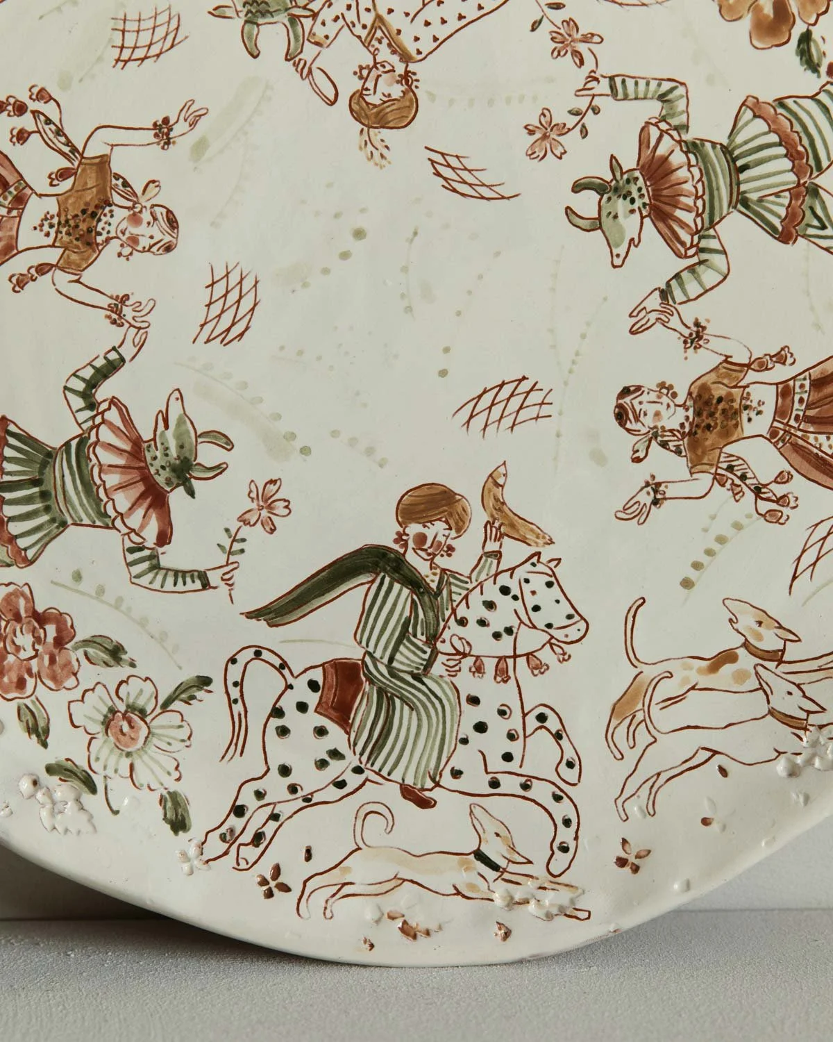 Handbuilt Sgraffito Terracotta Charger by 1690-4.jpg