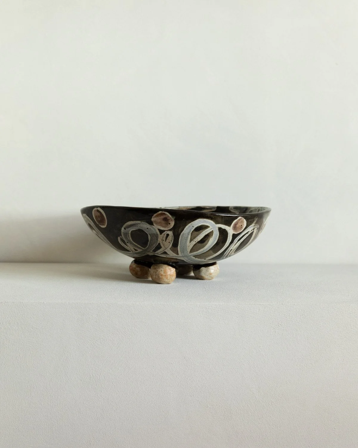 Large Bobble Footed Bowl - Charlotte Salt-2.jpg