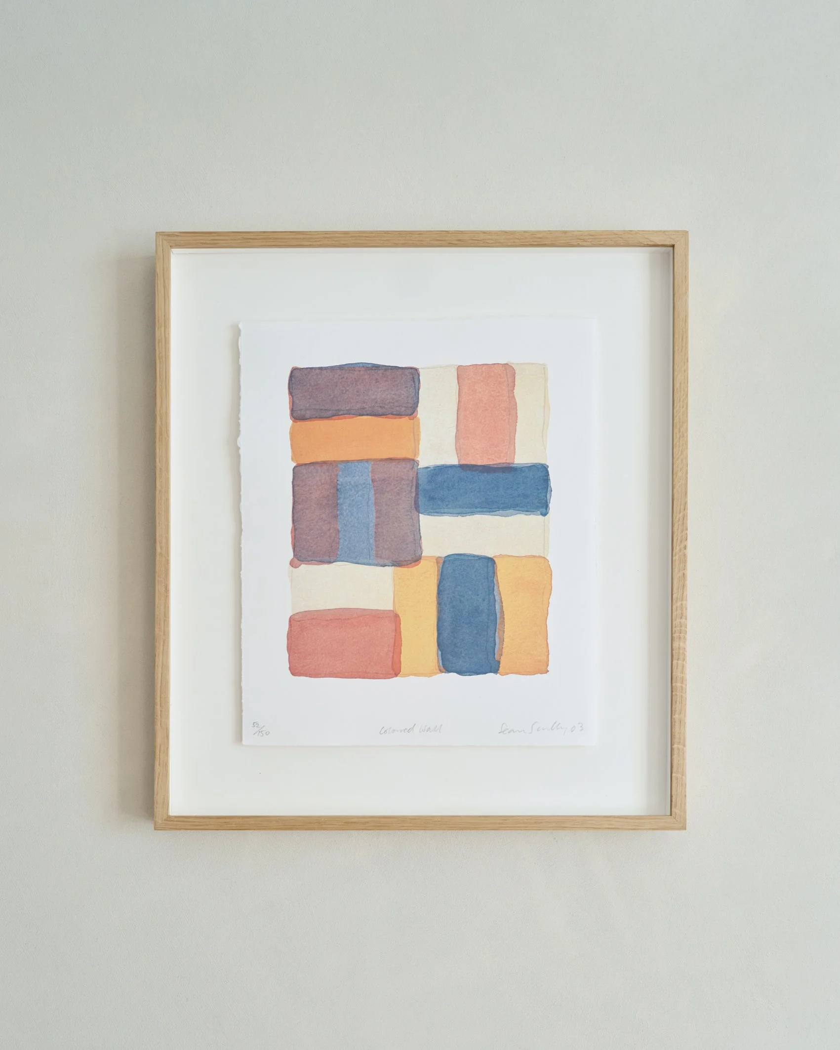 Coloured Wall by Sean Scully, 2003