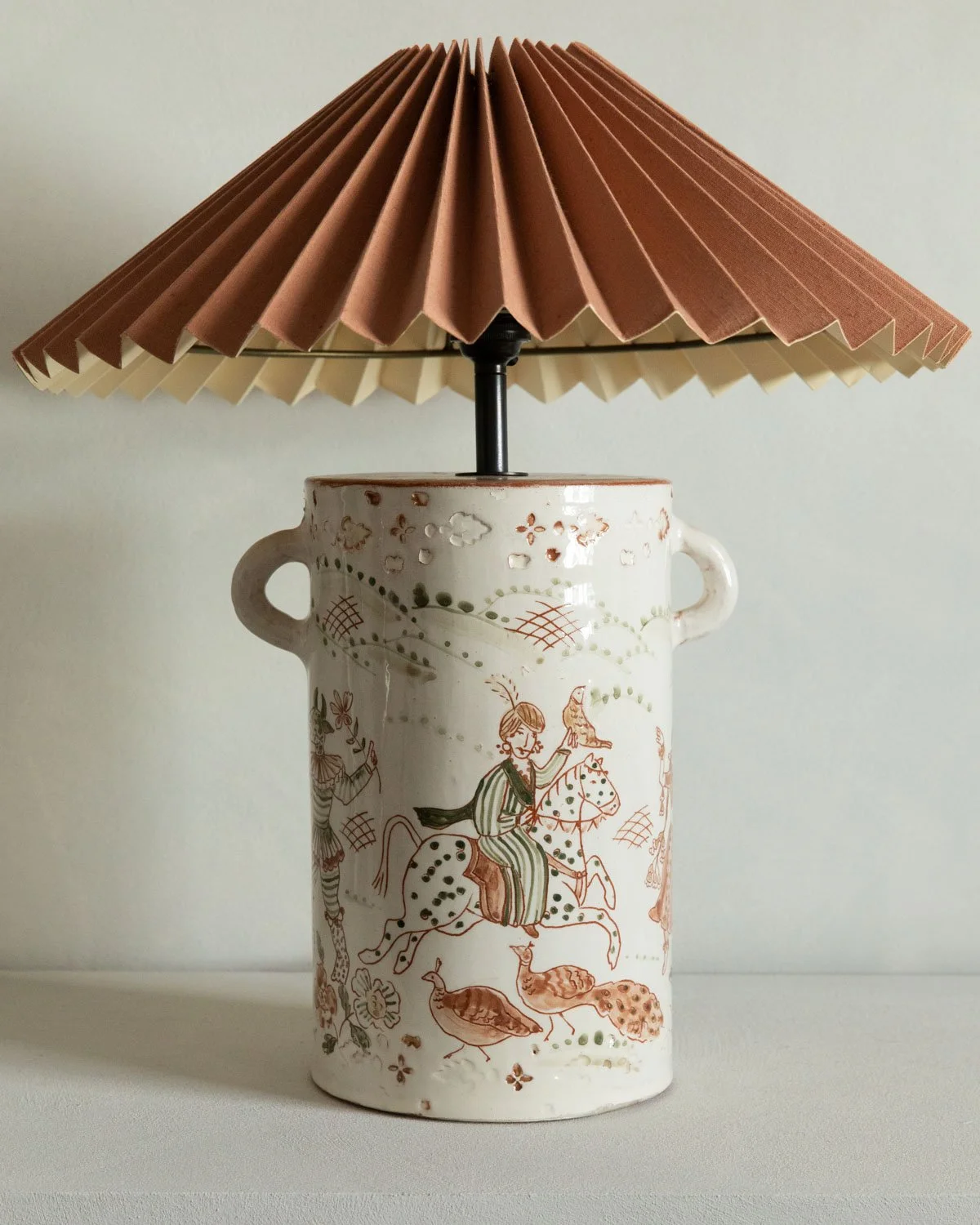 Handbuilt Sgraffito Terracotta Lamp by 1690-5.jpg