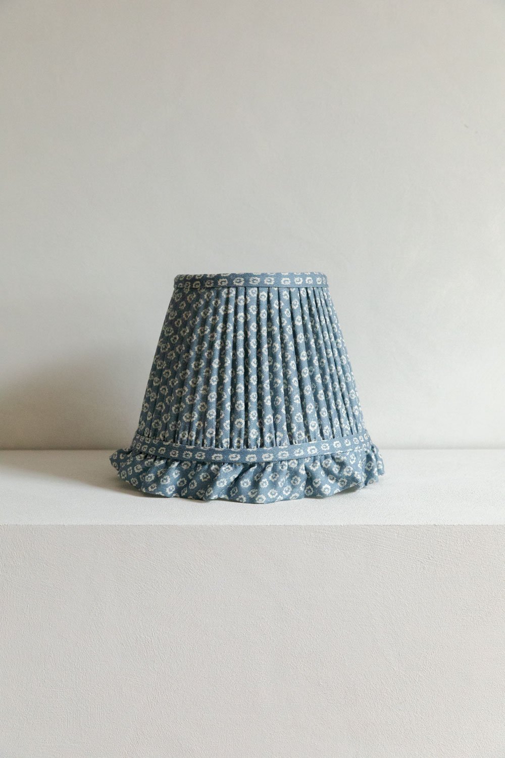 Florina Gathered Linen Lampshade by Imogen Pope London - 9 sizes
