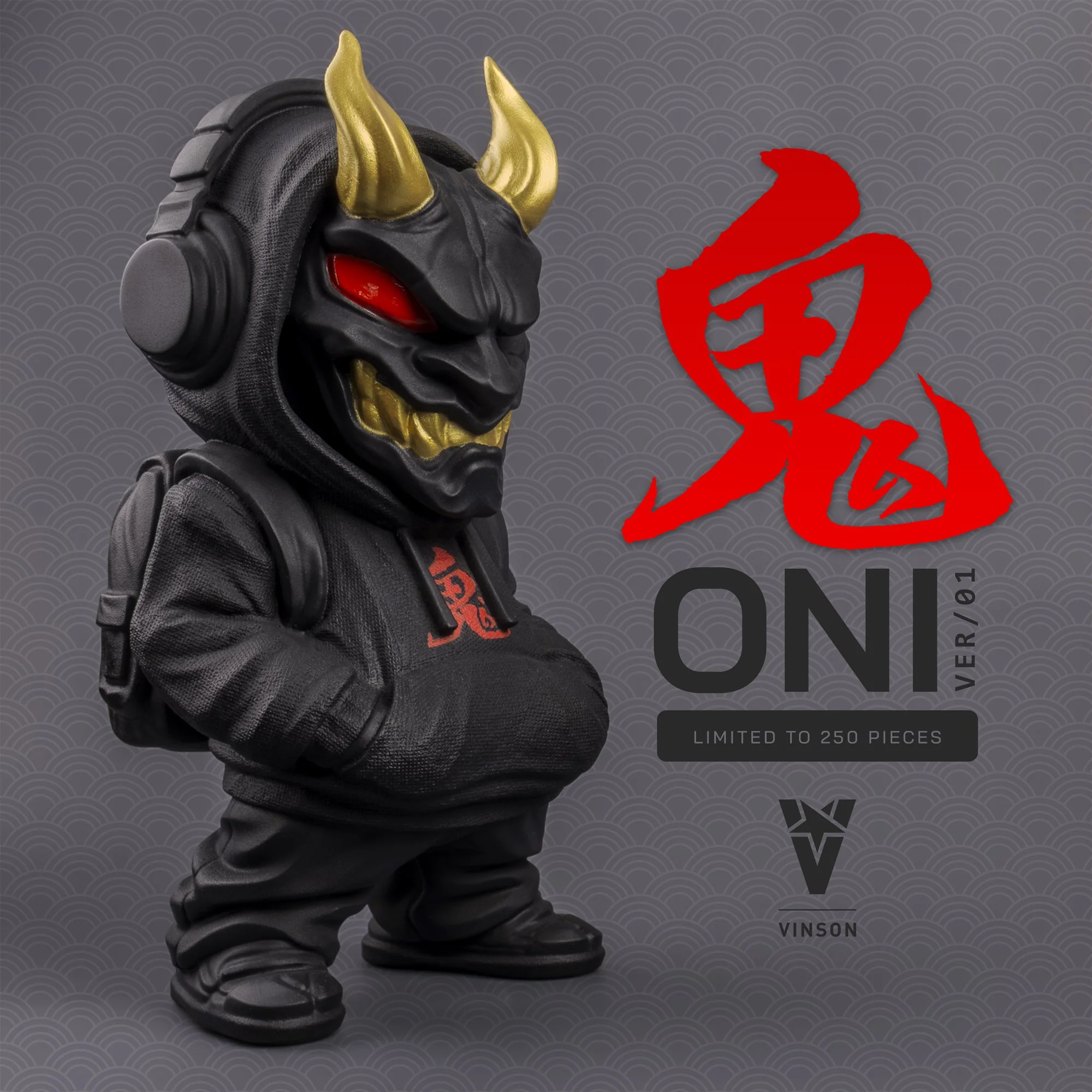 Hand painted custom 3D printed model