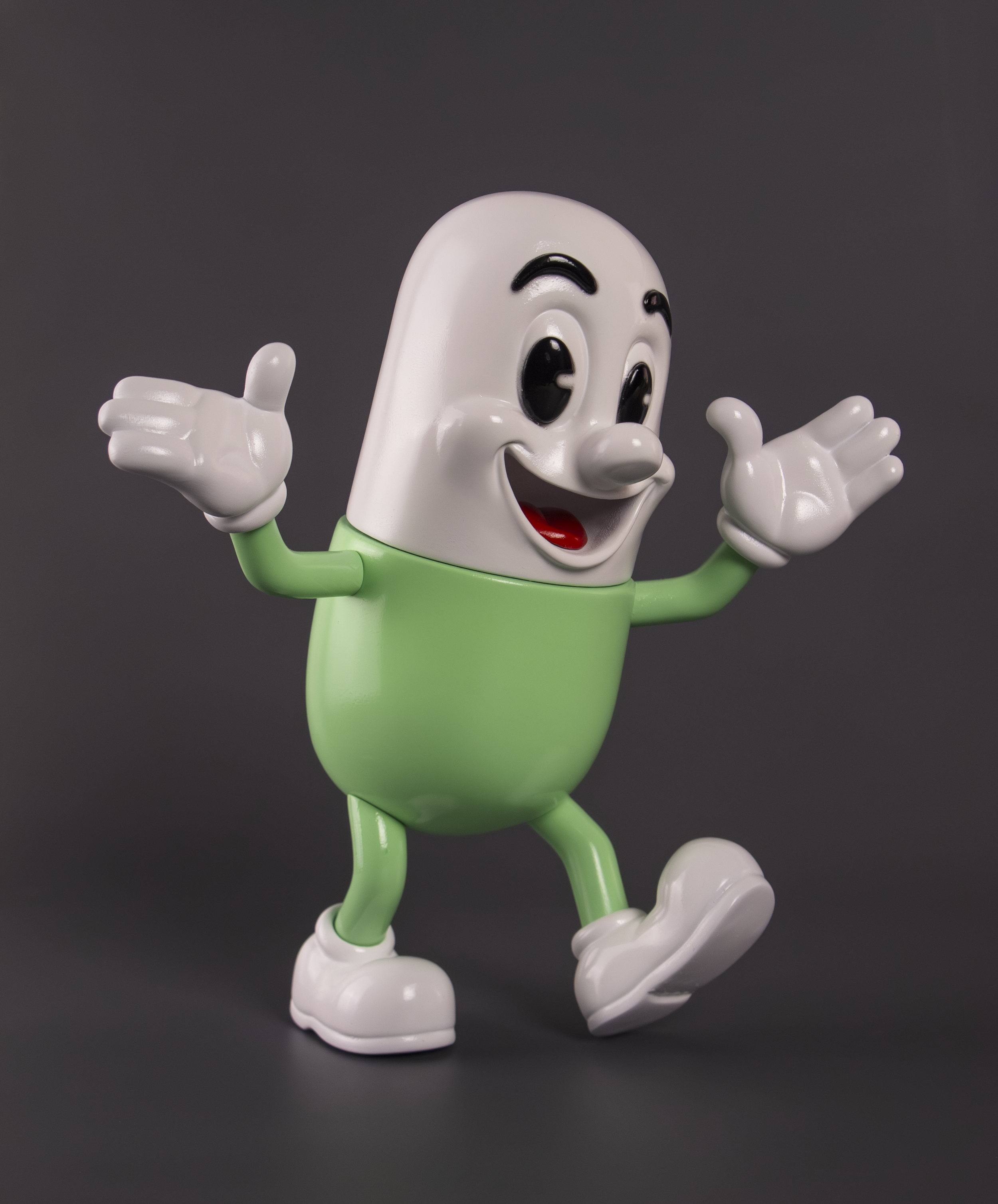 Hand painted custom 3D printed model