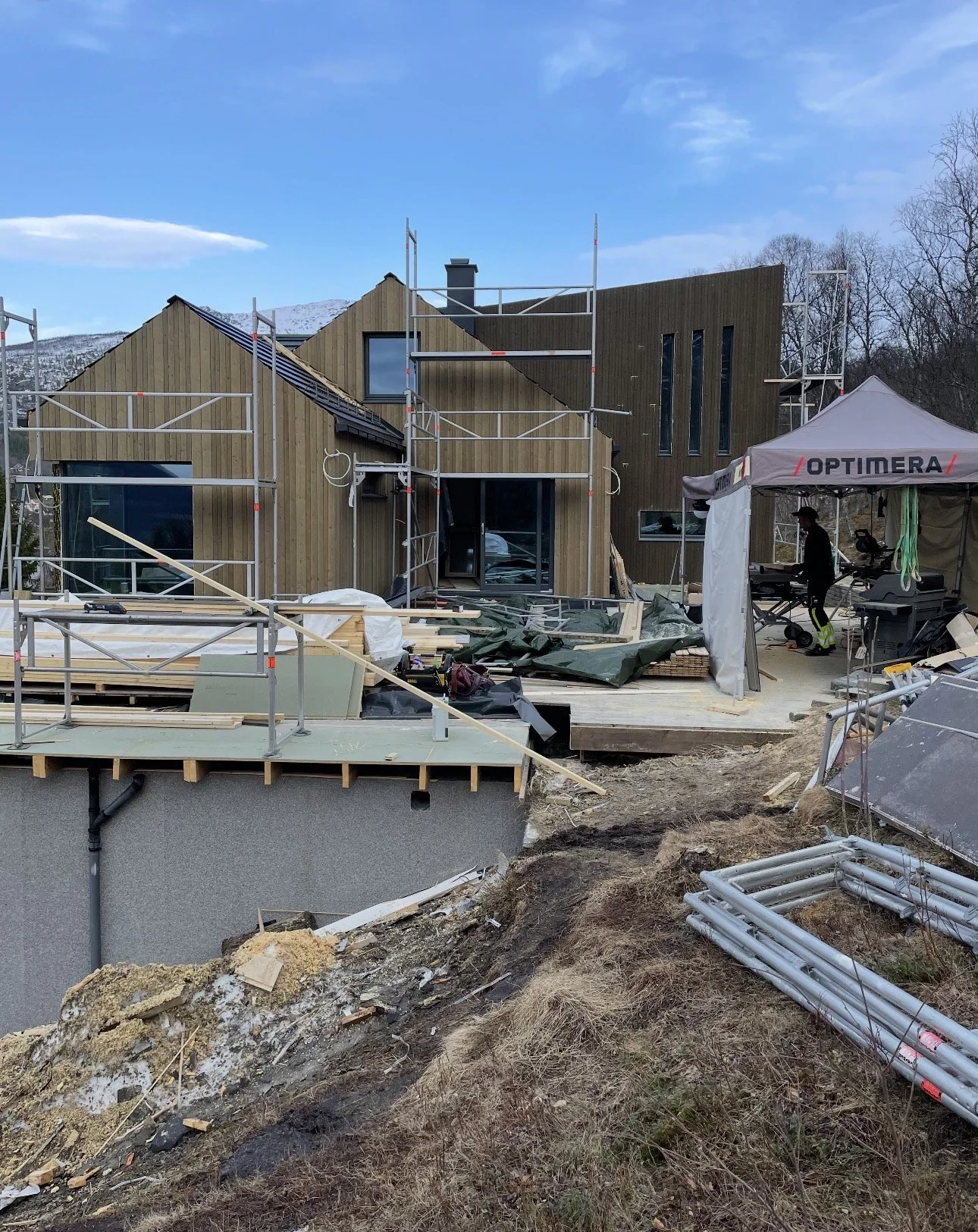 Høyre side av huset