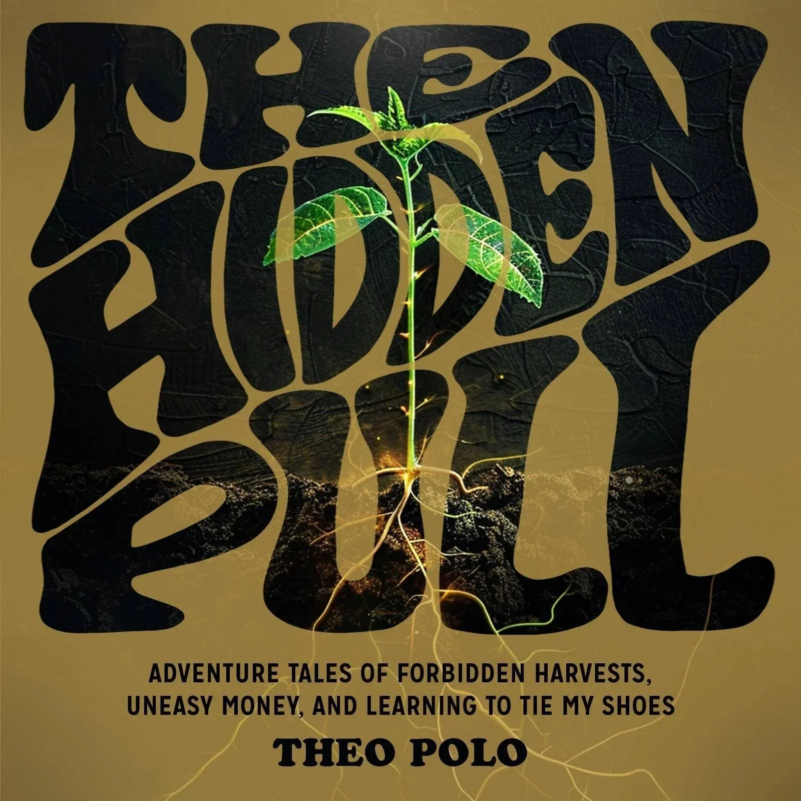 The Hidden Pull: Adventure Tales of Forbidden Harvests, Uneasy Money, and Learning to Tie My Shoes audiobook cover, written and narrated by Theo Polo