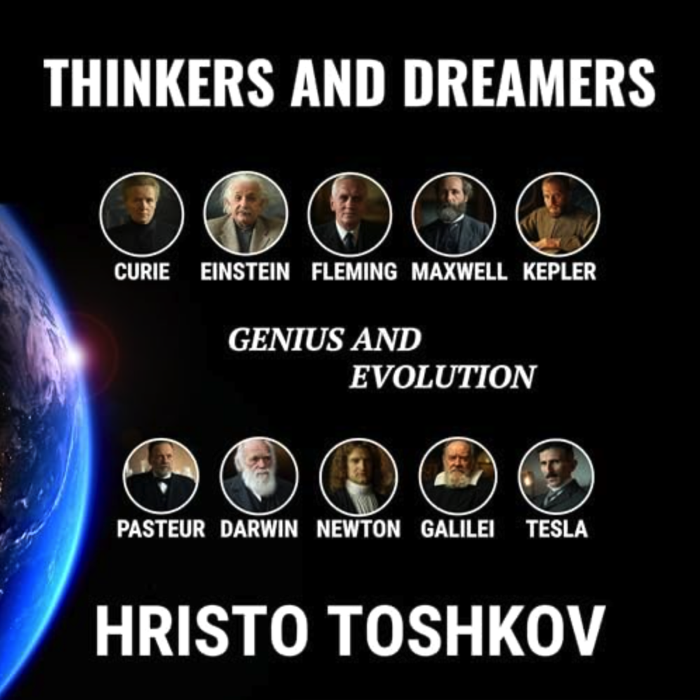 Thinkers and Dreamers audiobook cover, narrated by Theo Polo