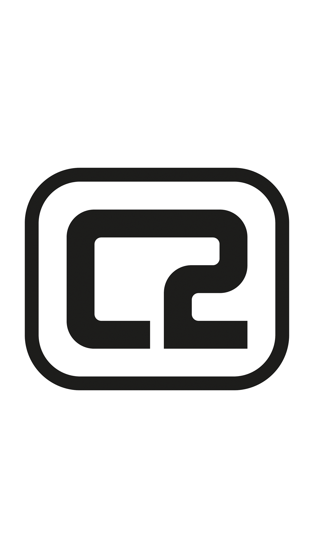 Black and white logo with the text 'Q2' inside a rounded square outline.