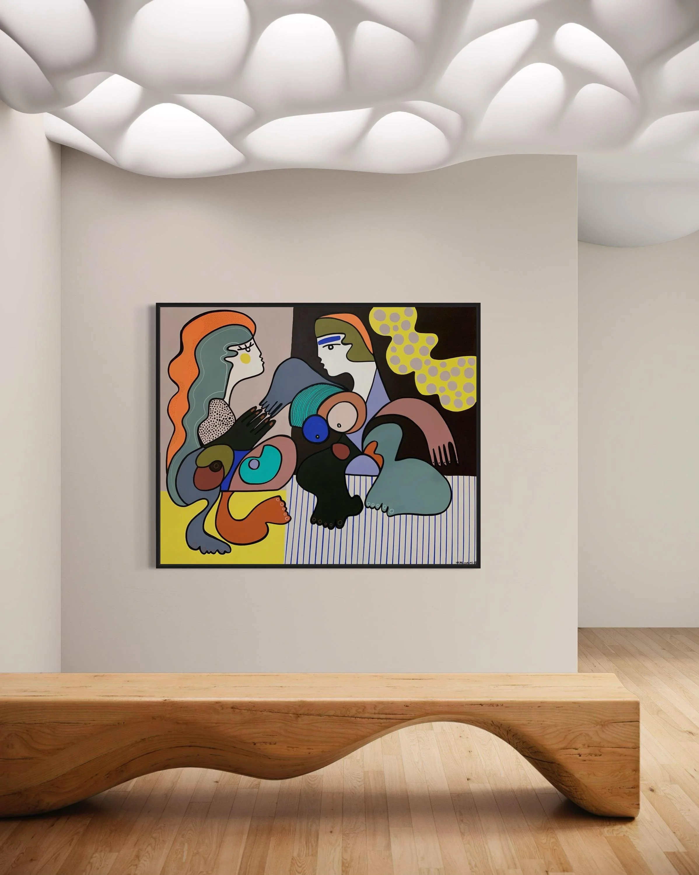 Exploring Identity Through Colour and Canvas: The Art of Hajar Ouagag