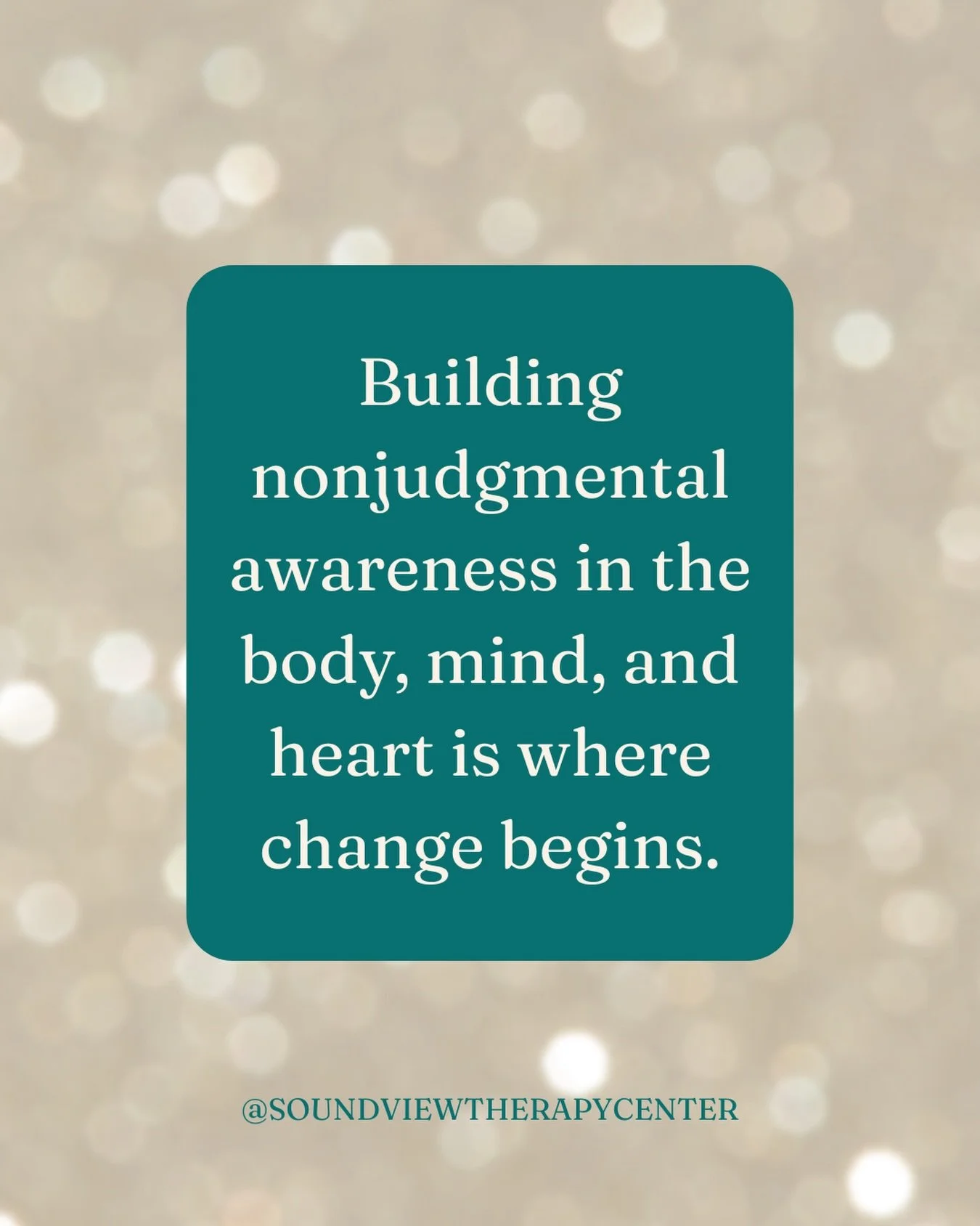 ✨✨✨ because how can we work on changing something were not aware of?

Awareness is key in therapy. Building new insights, and being a nonjudgmental observer to our personal experiences is where the magic happens 🪄

#change #awareness #therapy #thera