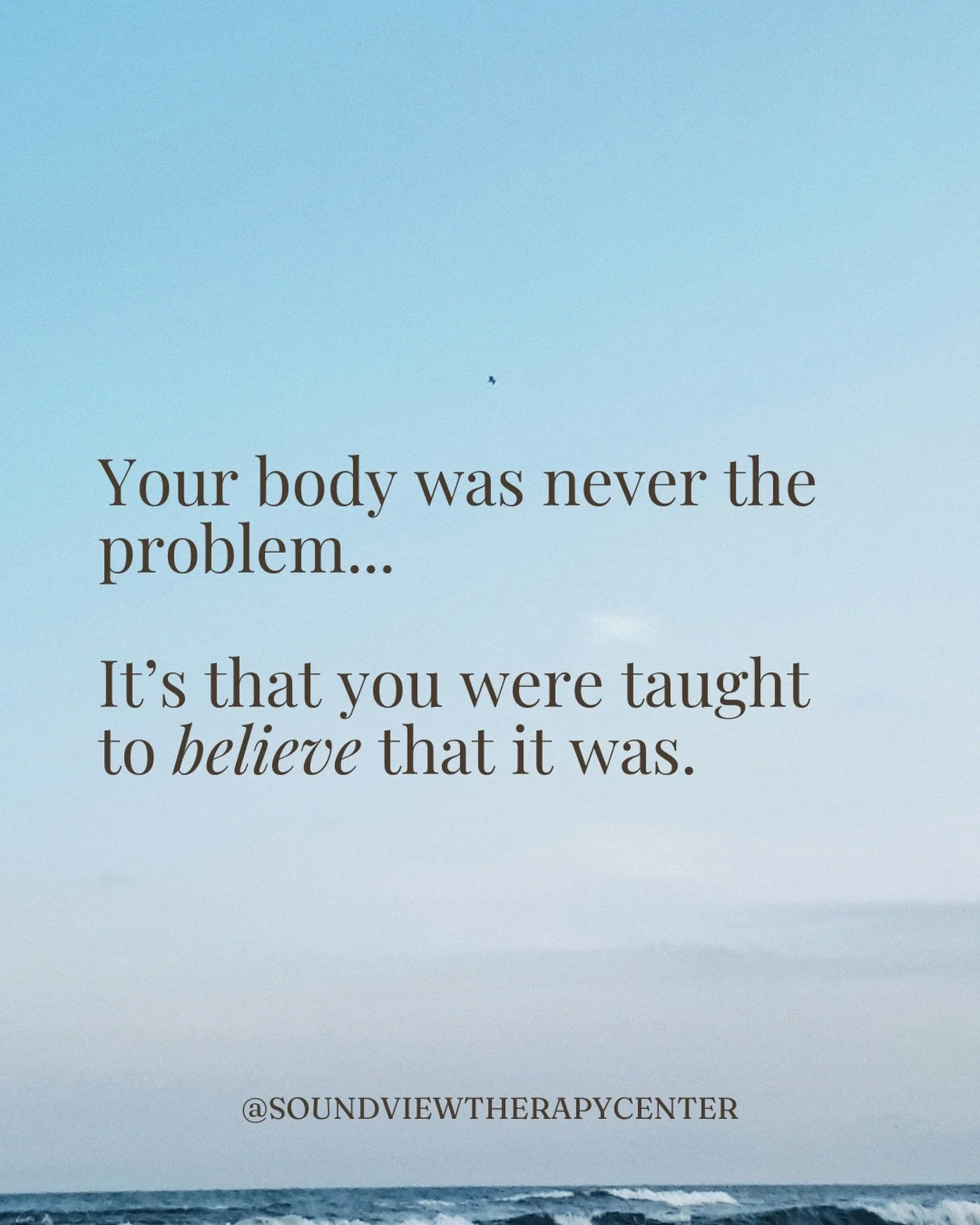 👆👆👆Read that again! 

Your body was never the problem!!!

#BodyRespect #MindBody #BodyImage #DietCulture #EDTherapist