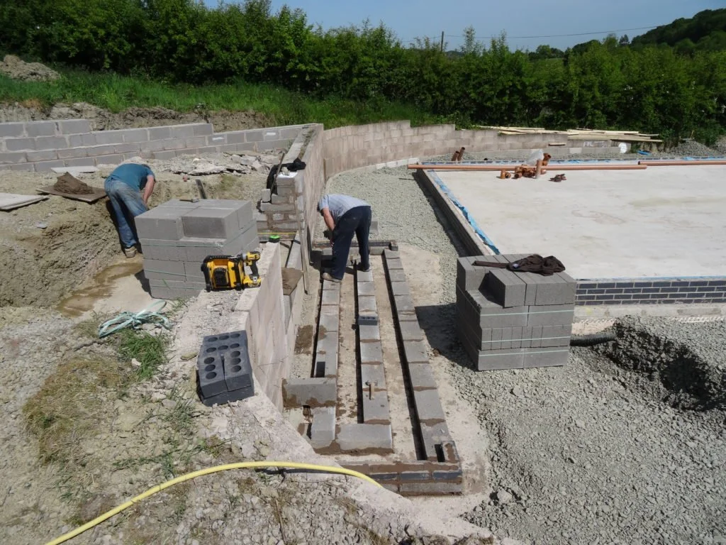 Groundworks: hard landscaping preparation