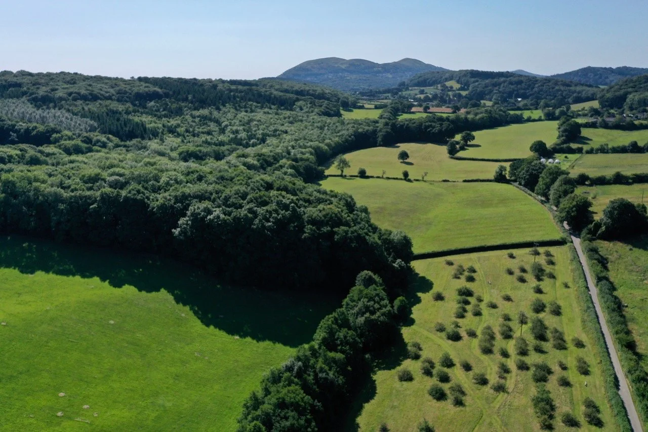 Drone view Malvern B and B