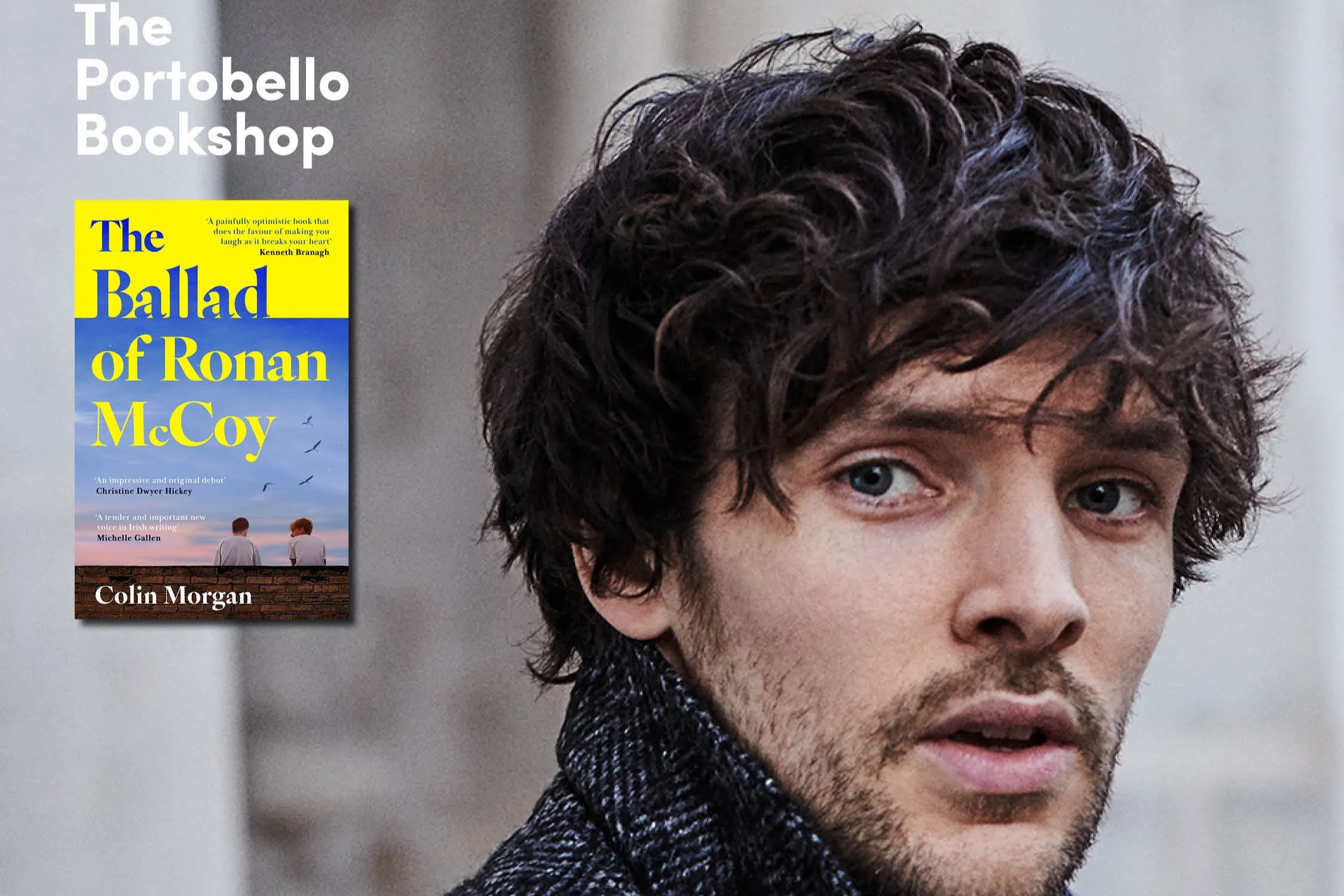 The Ballad of Ronan McCoy with Colin Morgan - The Portobello Bookshop