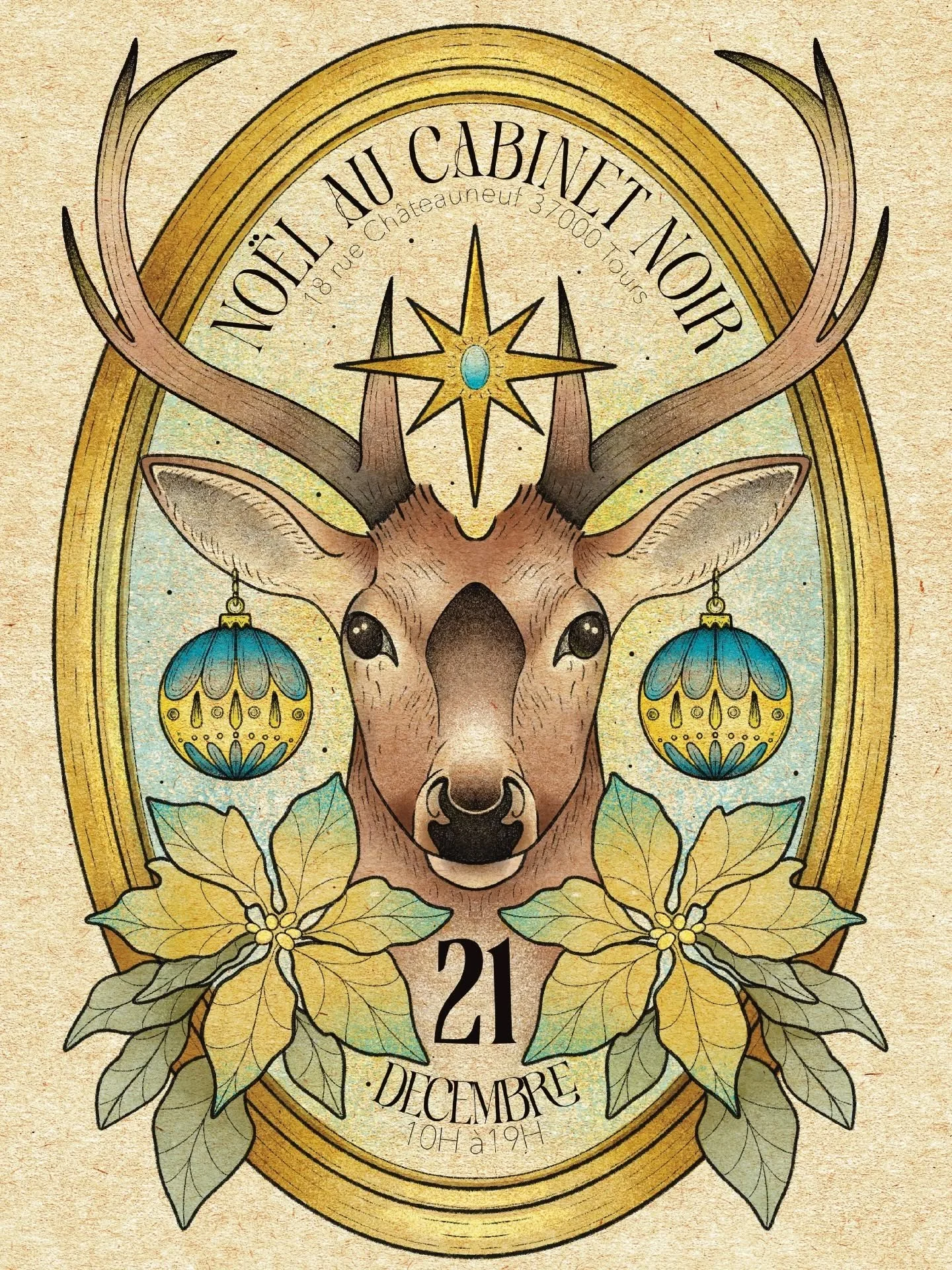 L&rsquo;esprit de No&euml;l s&rsquo;est faufil&eacute; au Cabinet Noir 🎄🌟

Pour partager ce moment magique avec vous, nous vous invitons &agrave; nous rejoindre le dimanche 21 d&eacute;cembre, de 10h &agrave; 19h, autour de caf&eacute;s bien chauds