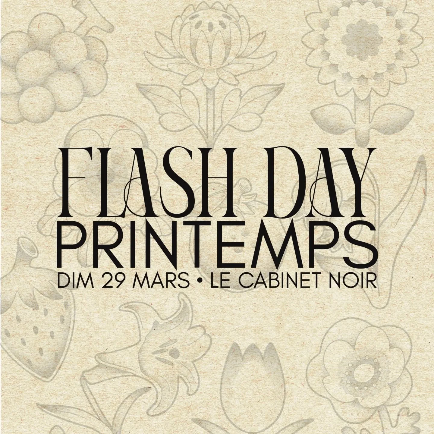 ✿✿ Le Flash Day Printemps, c&rsquo;est demain ✿✿

Rendez-vous ce dimanche 29 mars d&egrave;s 12h00 chez @le_cabinet_noir !! 

Voici quelques-uns de mes flashs exclusifs inspir&eacute;s des univers d'Animal Crossing et Stardew Valley !

On vous attend
