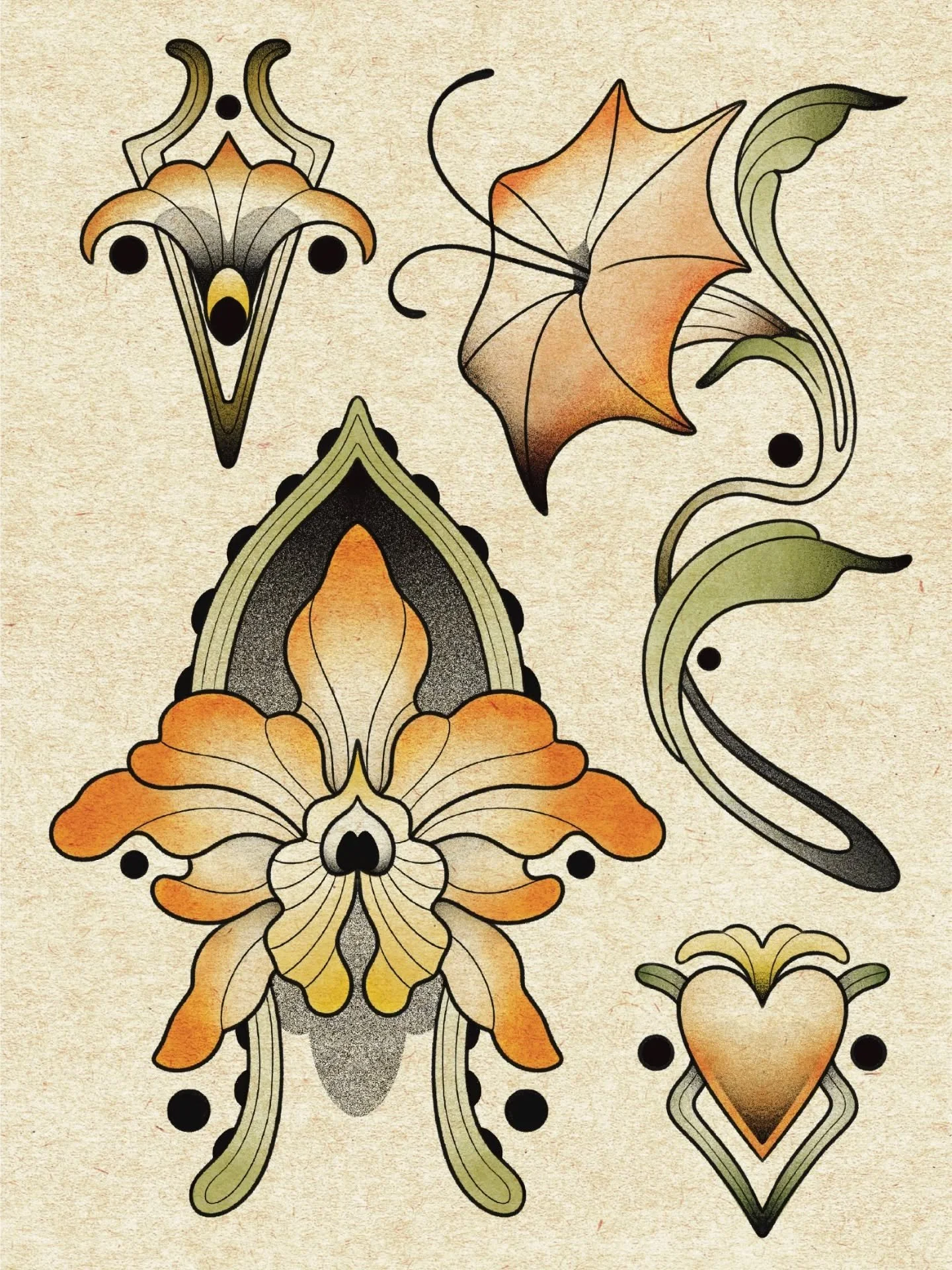 ✷ Nouveaux flashs ✷

Une version couleur, car je tiens absolument &agrave; tatouer en couleur 😱, et une version en noir pour celles et ceux qui pr&eacute;f&egrave;rent 🐈&zwj;⬛

Si tu as la moindre question concernant la taille ou le prix, n&rsquo;h