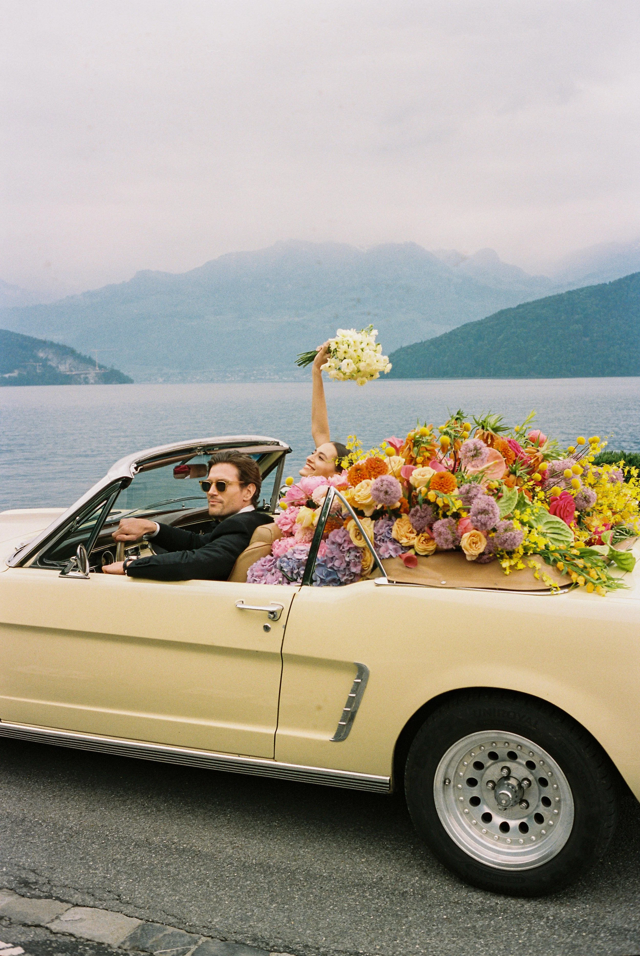 A FLORAL CAR AFFAIR