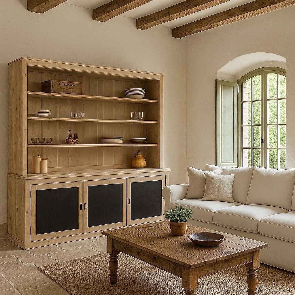 Int&eacute;gration : buffet deux corps qui trouve parfaitement sa place dans une ambiance campagne chic, une maison de campagne 🍂🤎
Et m&ecirc;me chez Mercredi Adams&hellip;

#brocante