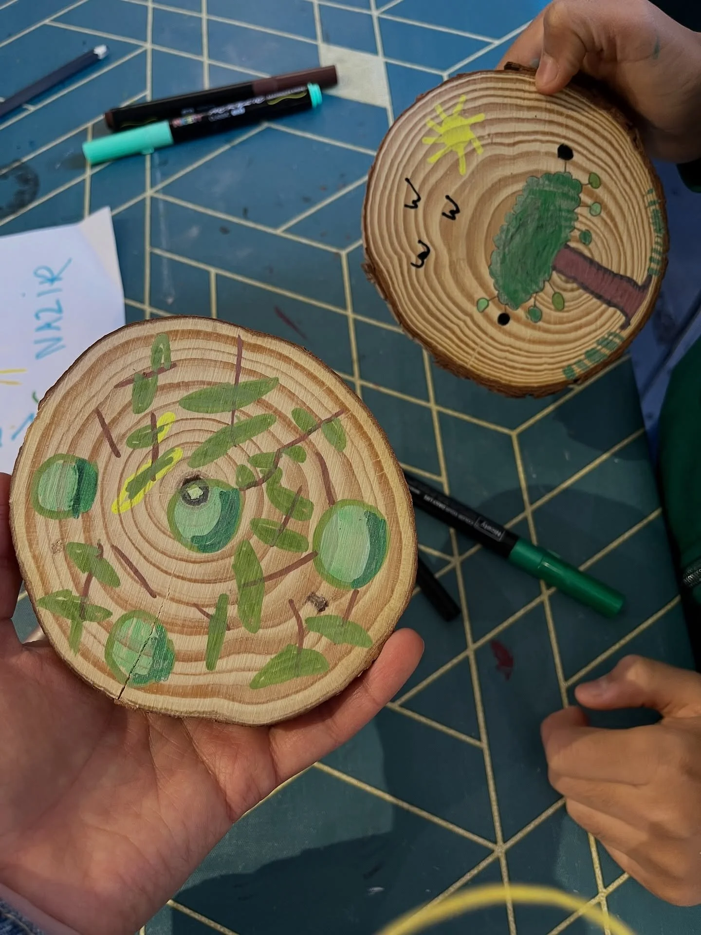 Last week in Birmingham 🌿 our Schools With Roots workshop was led by 11-year-old Mikaeel and his mum, who shared their passion for environmental justice. Together we explored the idea of ecocide, and looked at how it&rsquo;s being committed in Pales