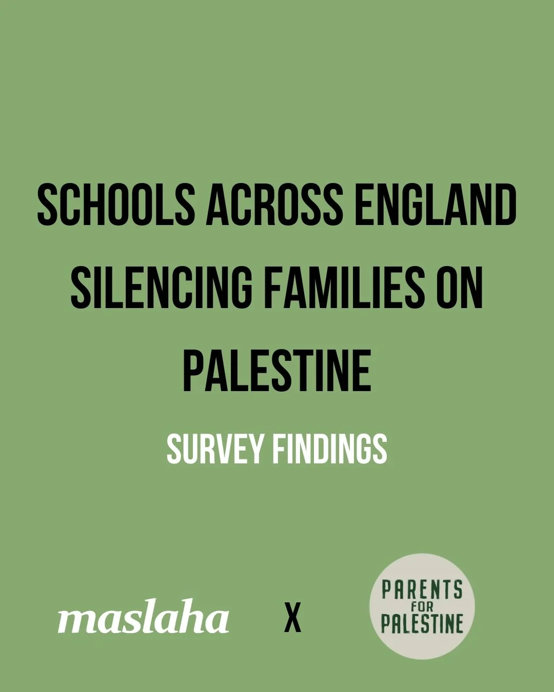 Many families care about Palestine and are concerned by how schools are staying silent or responding to any expression of solidarity with censorship and punishment. 

The experiences shared in this survey highlight what we&rsquo;ve already seen throu